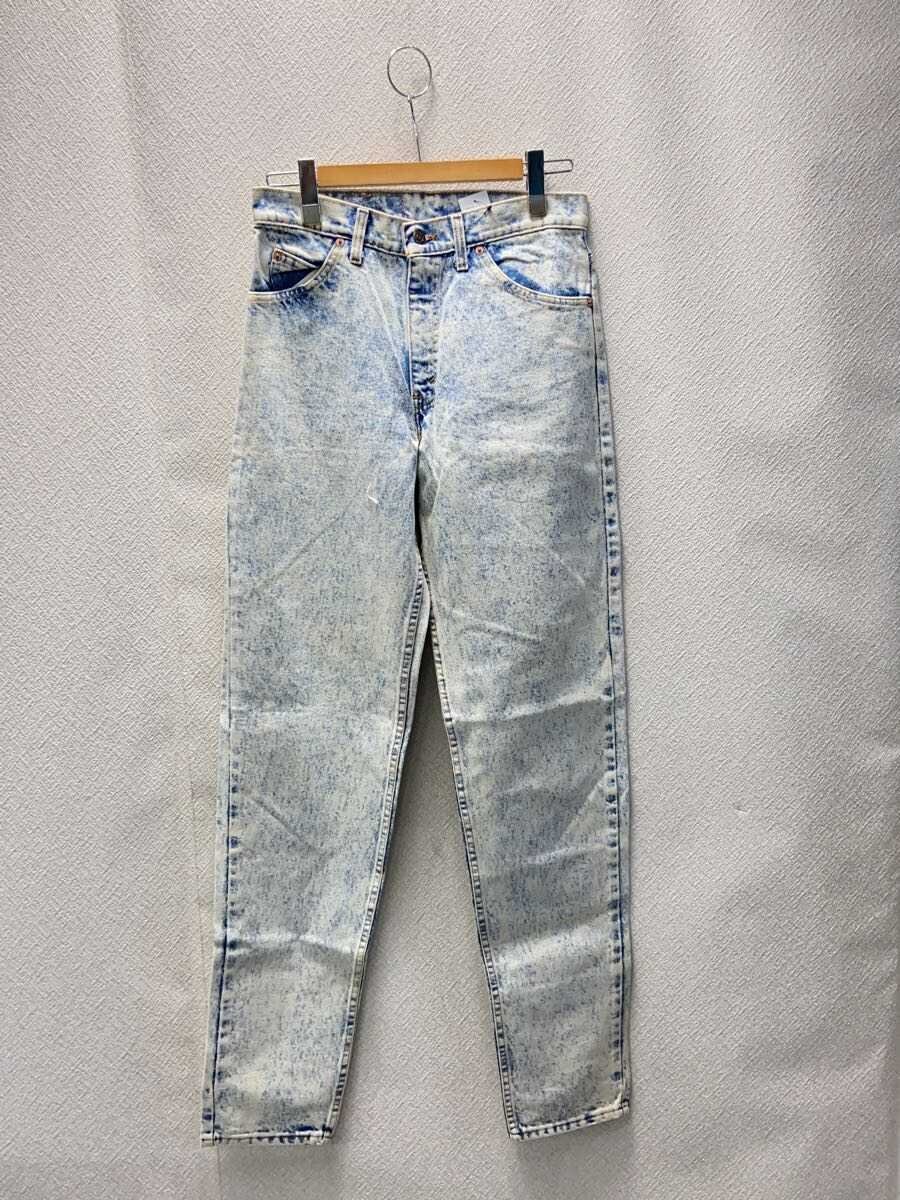 【中古】Levi’s◆90s/550/USA製/ケミカルウォッシュボトム/31/綿織物/IDG/40550-0208【メンズウェア】