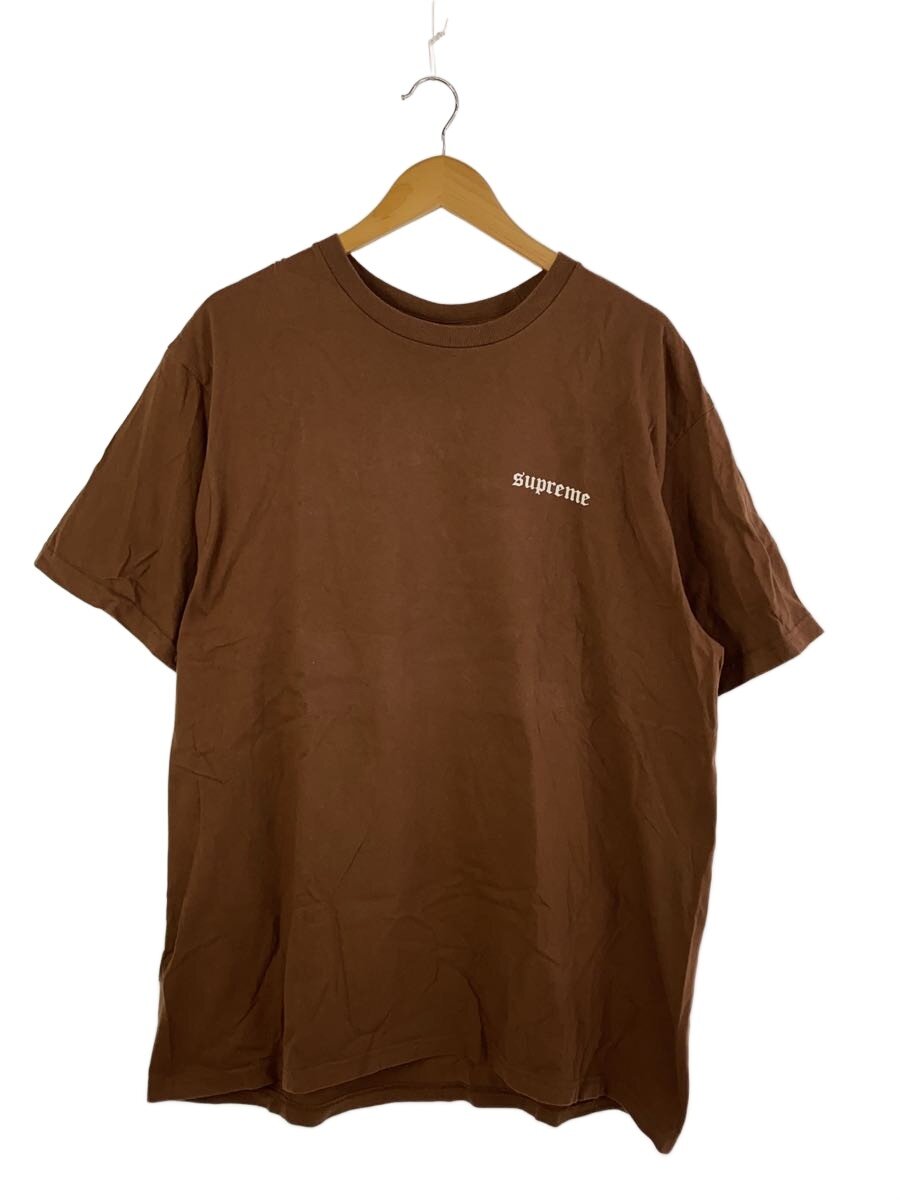 【中古】Supreme◆プルオーバー/XL/綿織物/BRW/刷り上げる【メンズウェア】