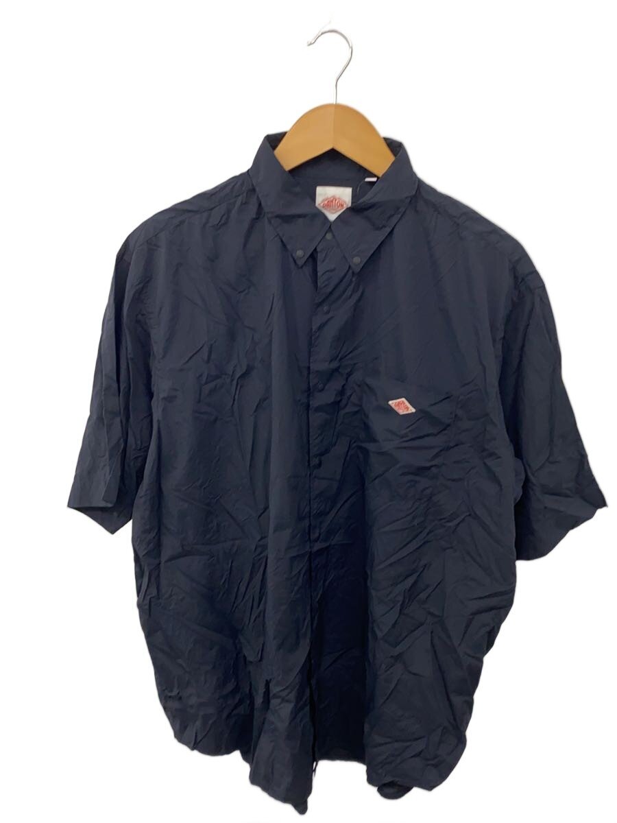 【中古】DANTON◆DOT BUTTON B.D. SHIRT S/S/半袖ティーシャツ/44/ナイロン/米国海軍/DT-B0337RNY//【メンズウェア】