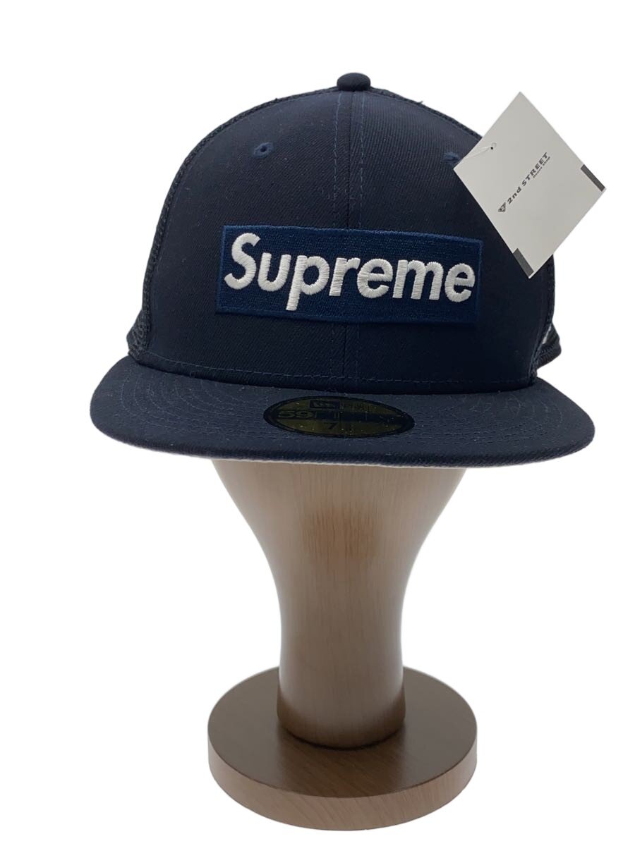 【中古】Supreme◆旗がしら/7 5/8/NVY/メンズ/Box Logo Mesh Back New Era//【服飾雑貨他】