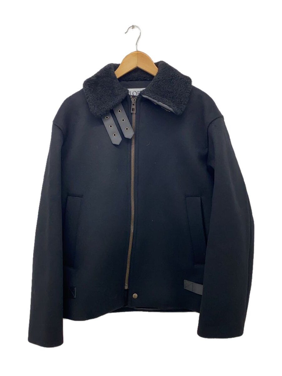 【中古】LOEWE◆上衣/42/羊毛/黒いこと【メンズウェア】