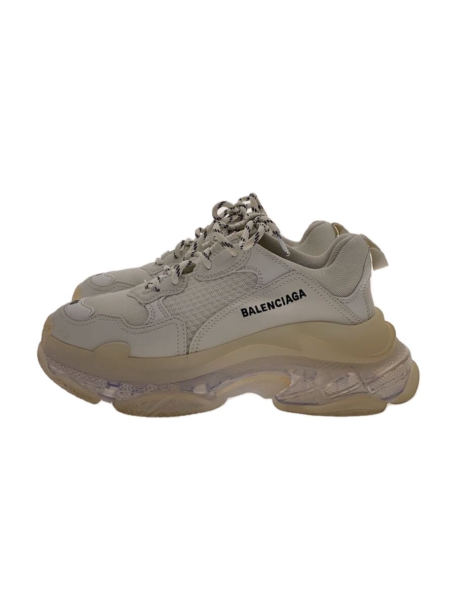 【中古】BALENCIAGA◆ハイカットスニーカー/40/WHT/541624//【シューズ】