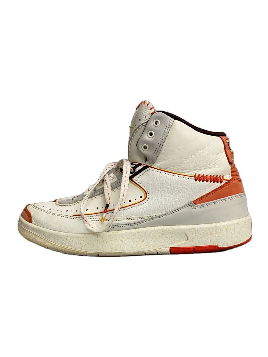 【中古】NIKE◆MAISON CHATEAU ROUGE X AIR JORDAN 2 RETRO SP_棲み家 城郭建築 頬べに【シューズ】