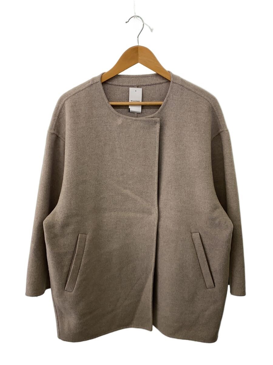 【中古】SLOBE IENA(IENA SLOBE)◆LAMBSWOOL/否色つや厚地の外套/21-020-912-3000-3-0【レディース御召しもの】
