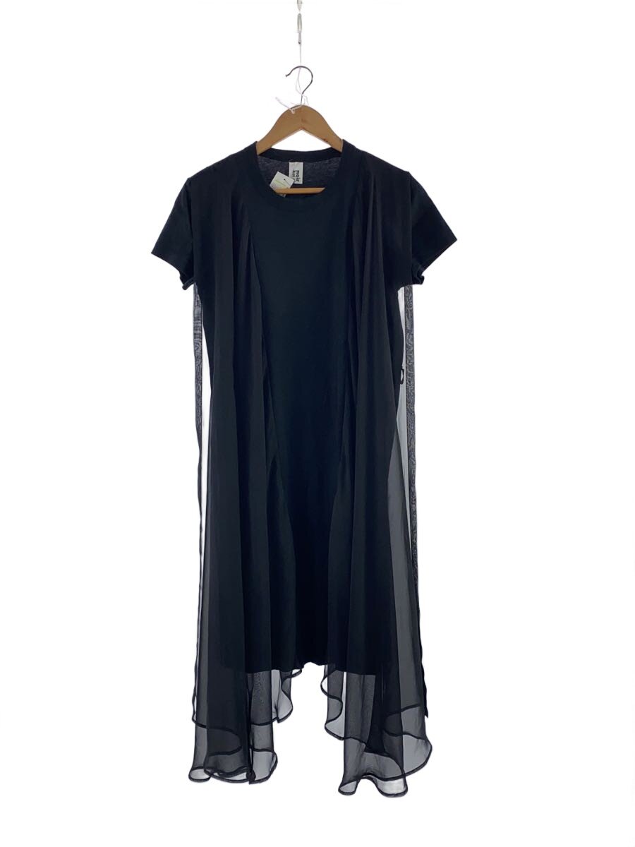 【中古】noir kei ninomiya◆半袖ワンピース/S/コットン/ブラック/3S-T002//【レディースウェア】|2nd STREET 店