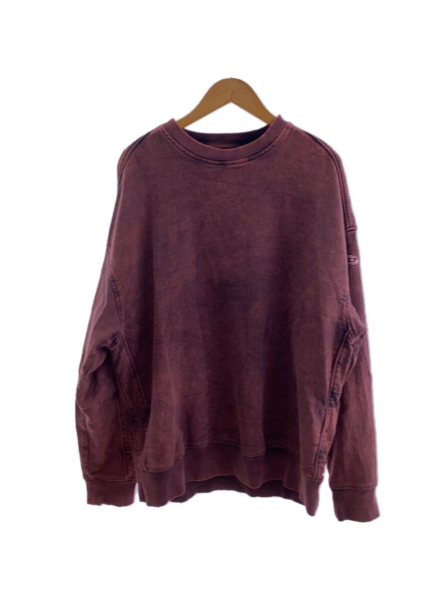 【中古】DIESEL◆流汗/XL/綿織物/RED/無地/D-KRIB-NE【メンズウェア】