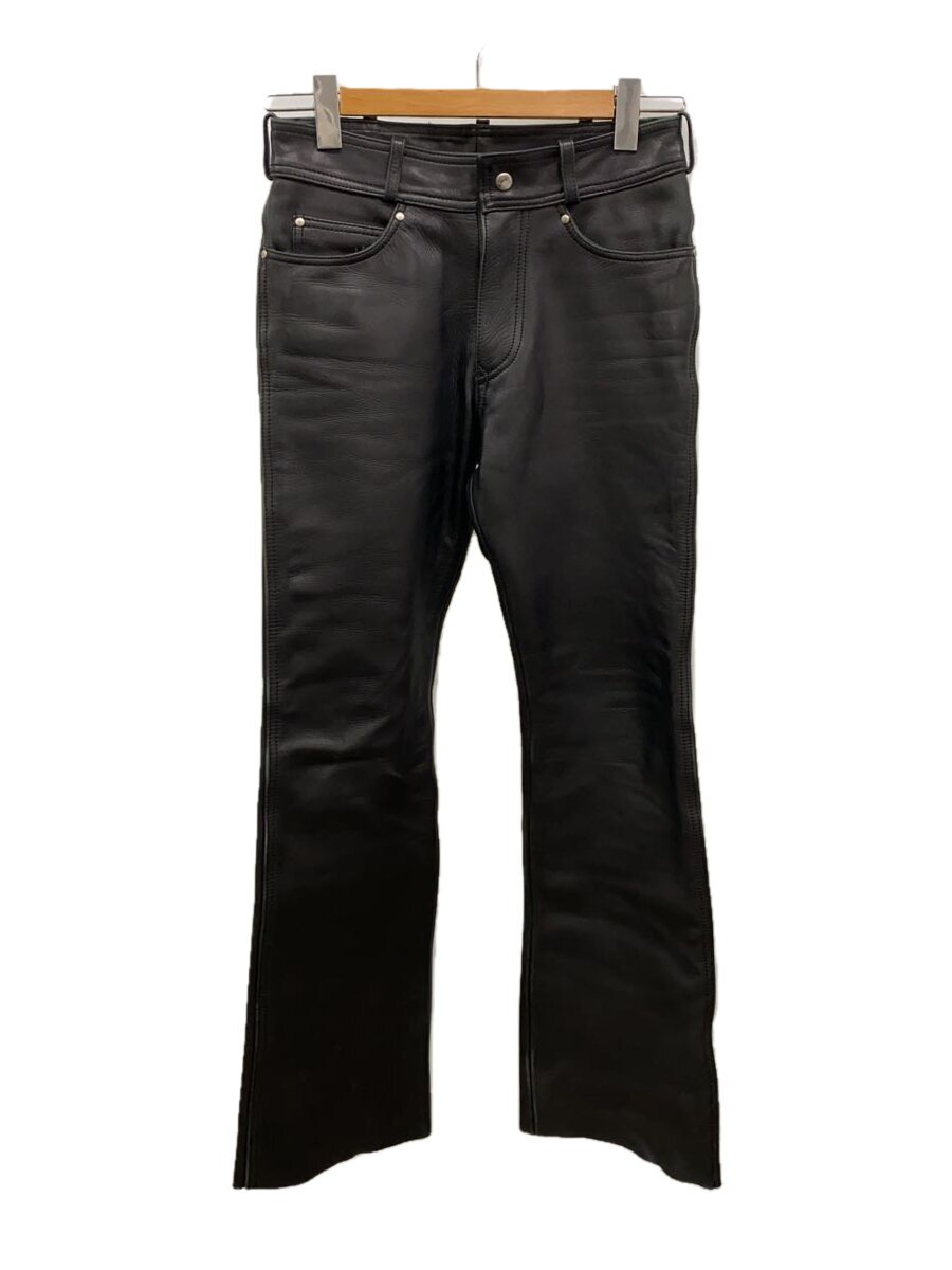 【中古】HARLEY DAVIDSON◆なめし革ズボン下/下つ方/29/牛皮/BLK/7099146BC【メンズウェア】