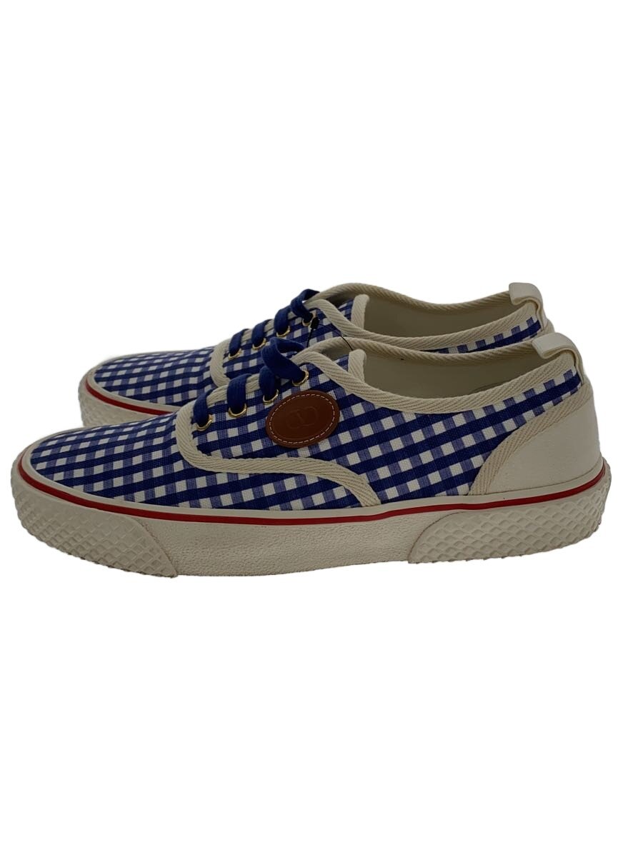 【中古】VALENTINO GARAVANI◆ローカットスニーカー/41/BLU/帆布【シューズ】
