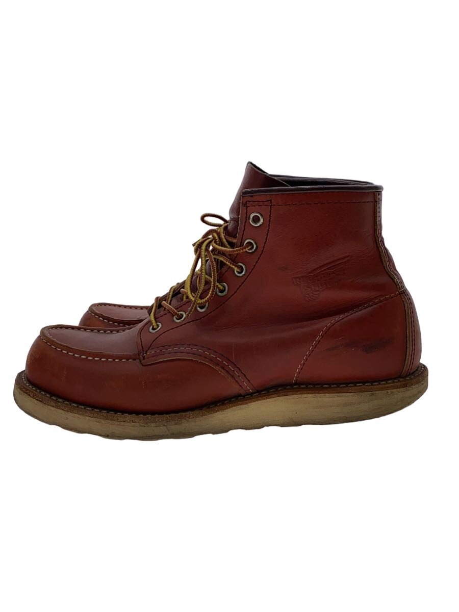 【中古】RED WING◆レースアップブーツ/US8/BRW/なめし革/8875//【シューズ】