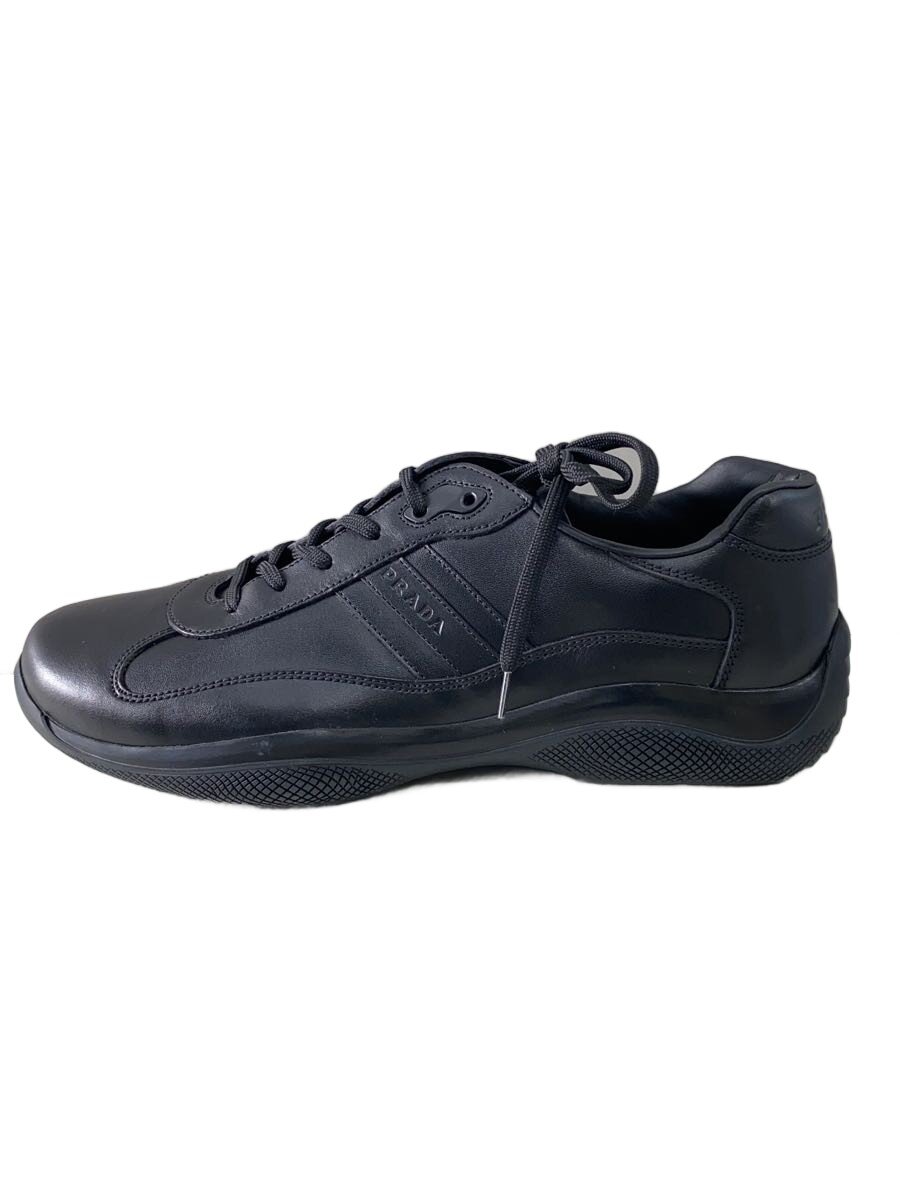 【中古】PRADA◆ローカットスニーカー/UK8.5/BLK【シューズ】