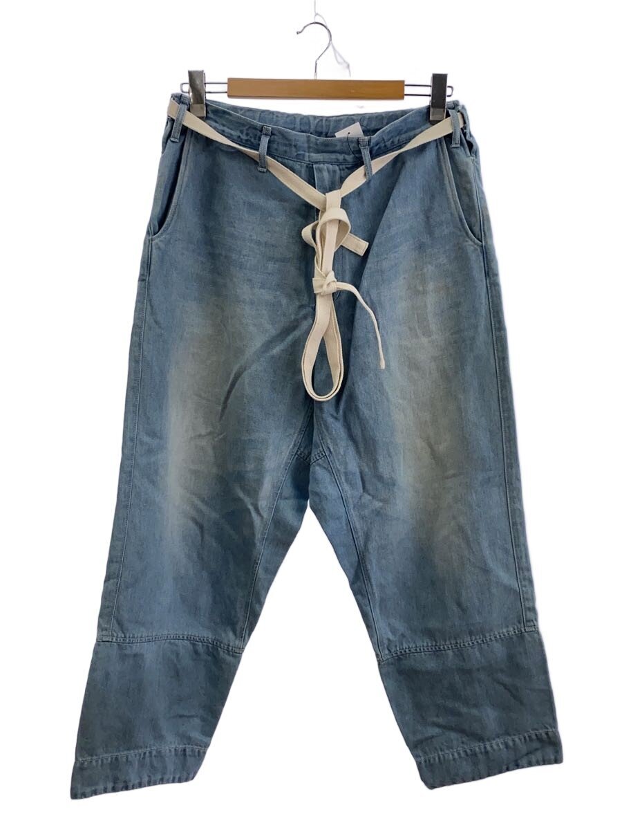 【中古】ISAMU KATAYAMA BACKLASH◆Cotton Linen Pnats/ジーンズズボン下/下つ方/ジーンズ/BLU/ズボン下/? NULL ?【メンズウェア】