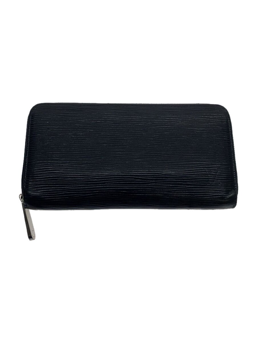 【中古】LOUIS VUITTON◆ジッピー・ウォレット_エピ_BLK/レザー/BLK/メンズ【服飾雑貨他】