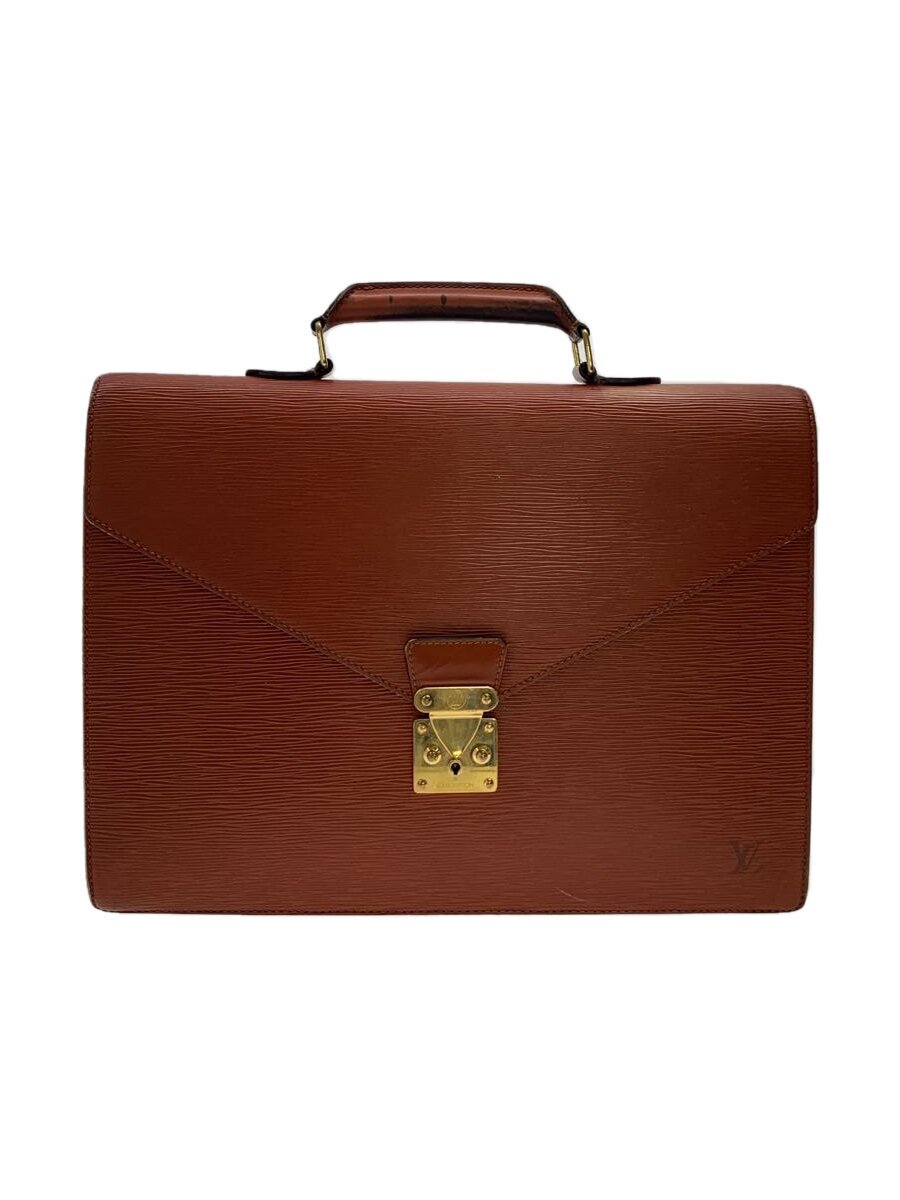 【中古】LOUIS VUITTON◆トートバッグ/なめし革/赤銅色/M54418/手持ち部分裏汚れた状態ありうしろ側衣嚢汚れた状態【御徒面子】