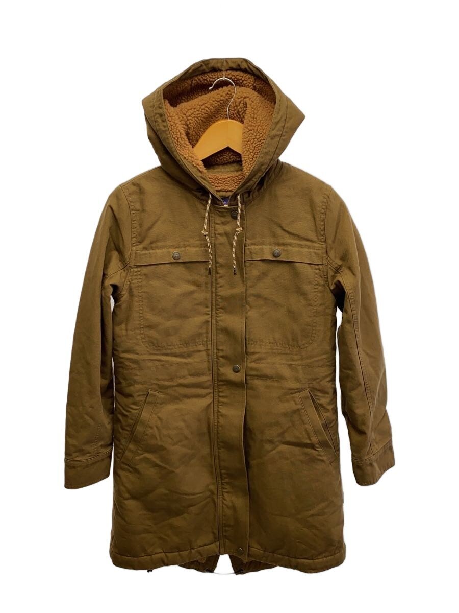 【中古】patagonia◆モッズコート/XS/綿織物/駱駝/28291FA19【レディース御召しもの】