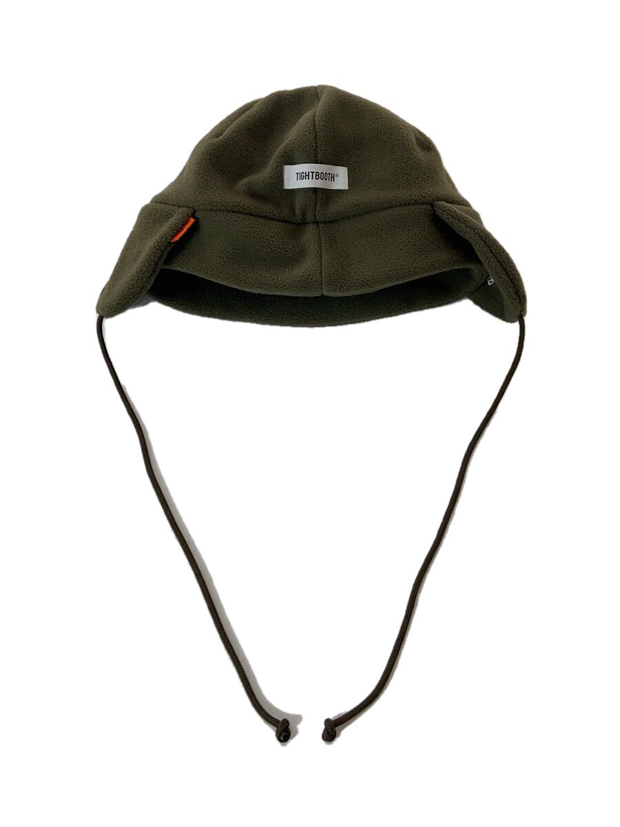 【中古】TIGHTBOOTH PRODUCTION◆FLEECE FLIGHT BEANIE/旗がしら/アクリル繊維/KHK/無地/メンズ【服飾雑貨他】