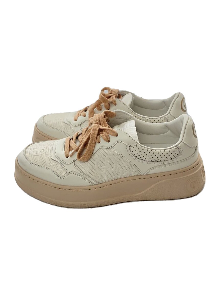 【中古】GUCCI◆ローカットスニーカー/39.5/さくら色/684911/26.5珊【シューズ】