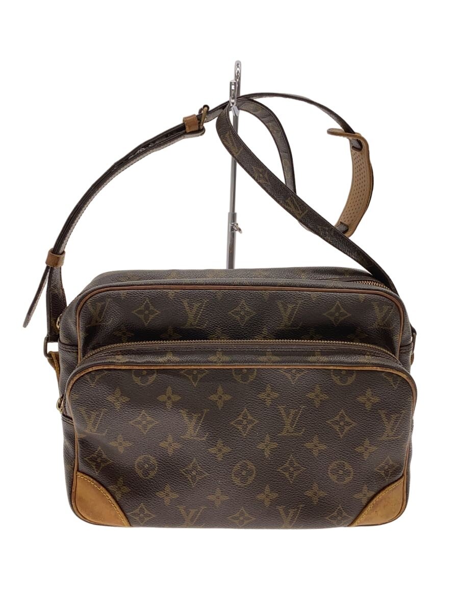 【中古】LOUIS VUITTON◆ナイル_モノグラム・帆布/PVC/BRW【御徒面子】