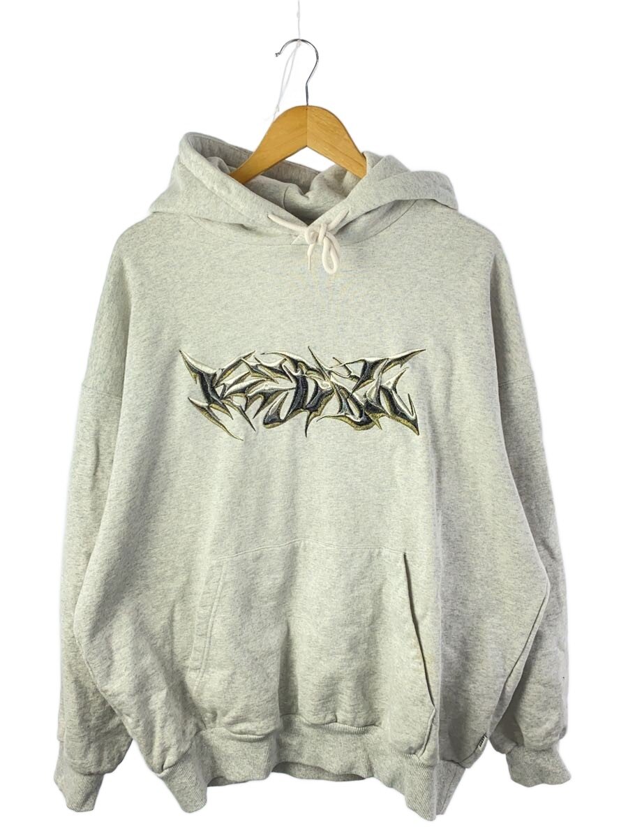 【中古】Keboz◆×GUCCI MAZE/パーカー/L/綿織物/GRY【メンズウェア】