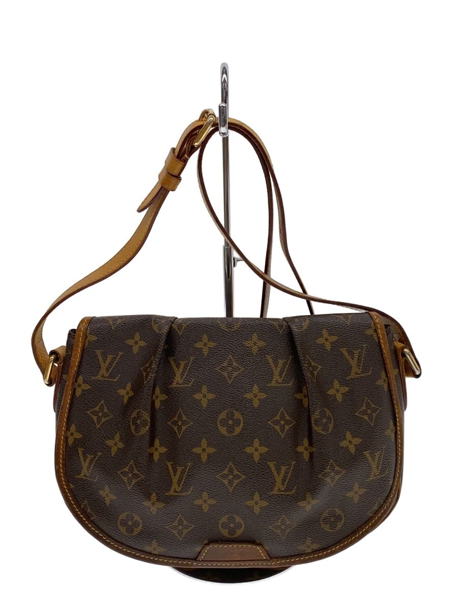 【中古】LOUIS VUITTON◆メニルモンタンPM_モノグラム・キャンバス/PVC/BRW【バッグ】｜2ｎｄ STREET 店