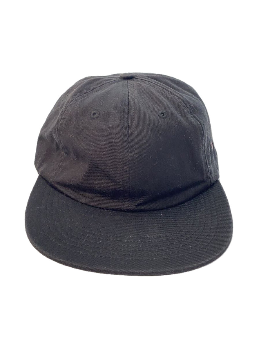 【中古】Supreme◆18AW/Window 6-Panel CAP/FREE/BLK/無地/メンズ【服飾雑貨他】