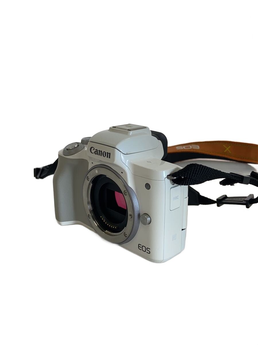 【中古】CANON◆デジタル一眼写真機 EOS Kiss M 上半身 [白いこと]【写真機】