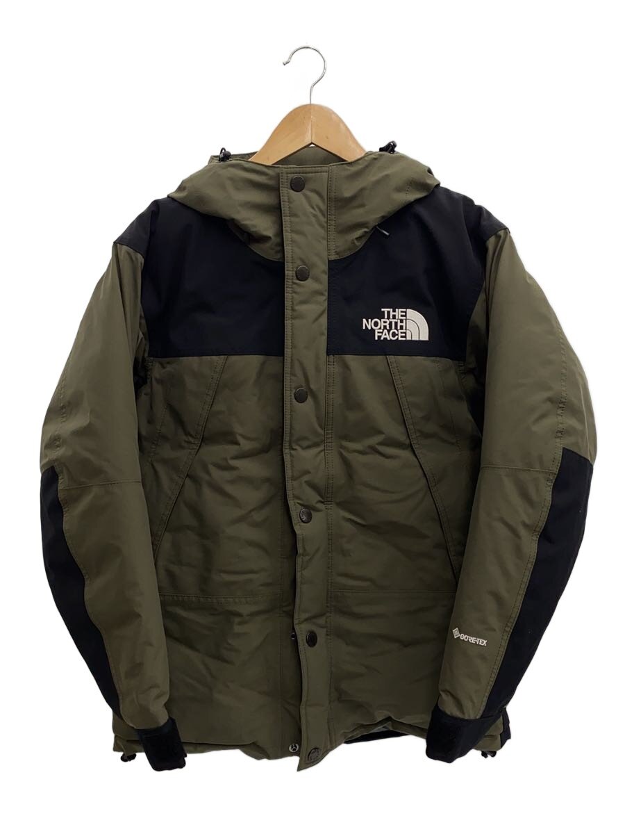 【中古】THE NORTH FACE◆MOUNTAIN DOWN JACKET_マウンテンダウンジャケット/S/ナイロン/KHK【メンズウェア】|2nd STREET 店