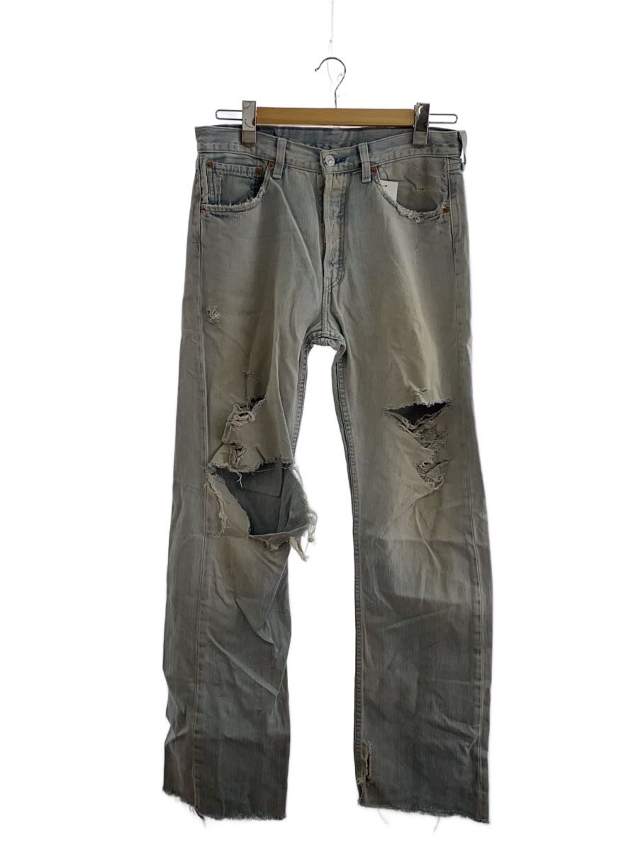 【中古】Levi’s◆90s/501/クラッシュデニムパンツ/下つ方/32/綿織物【メンズウェア】