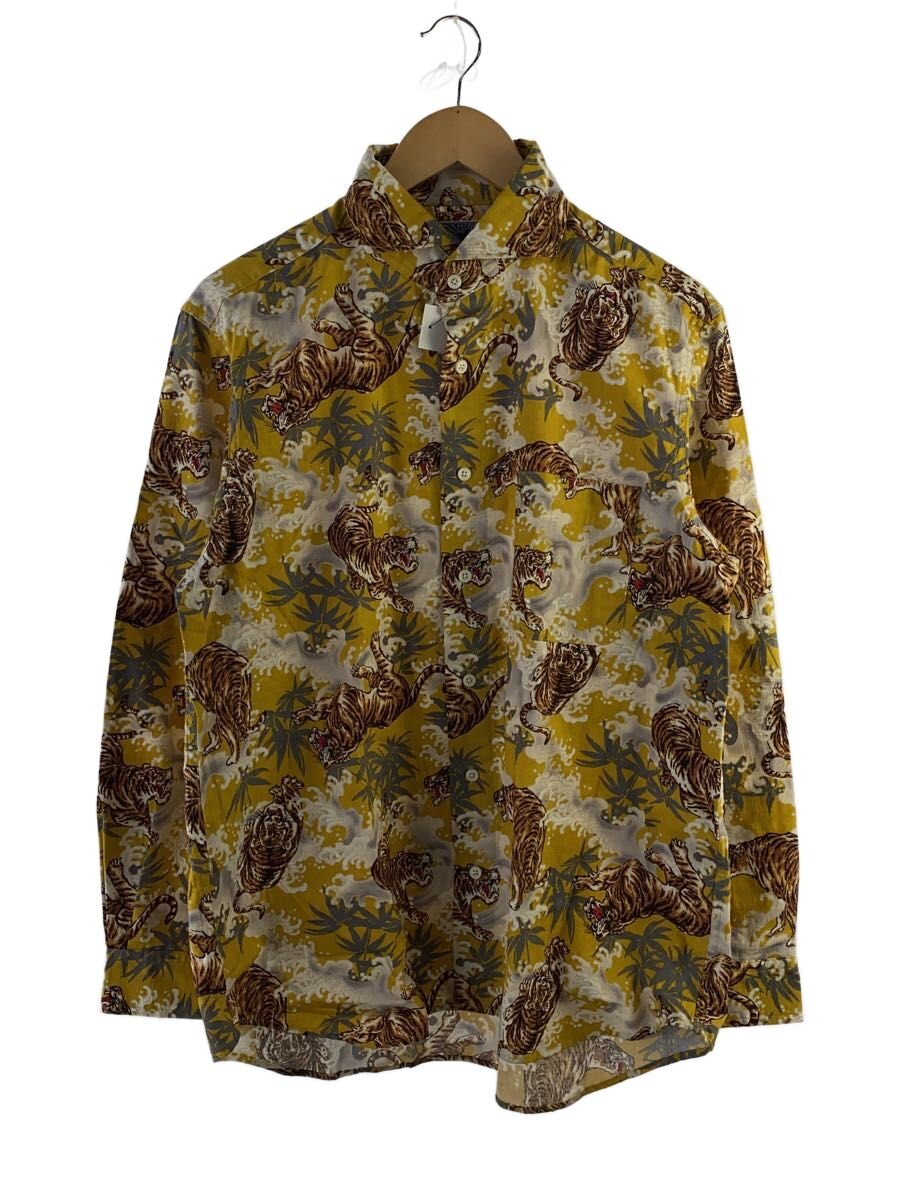 【中古】trademark/長袖プルオーバー/XL/綿織物/YLW/総柄【メンズウェア】
