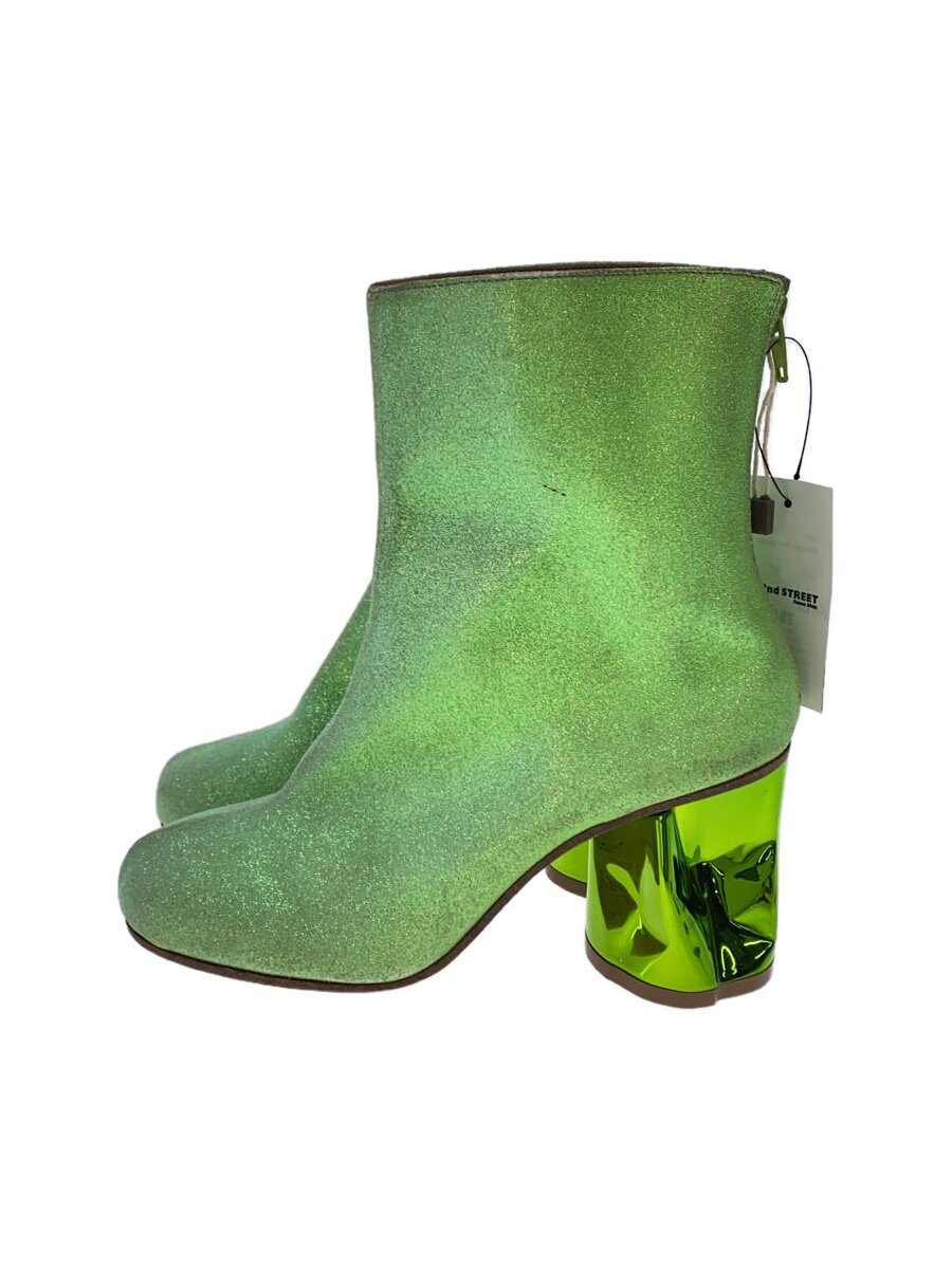 【中古】Maison Margiela◆19AW/グリッダークラッシュヒールアンクルブーツ/35/グリーン/S39WU0139//【シューズ】|2nd STREET 店