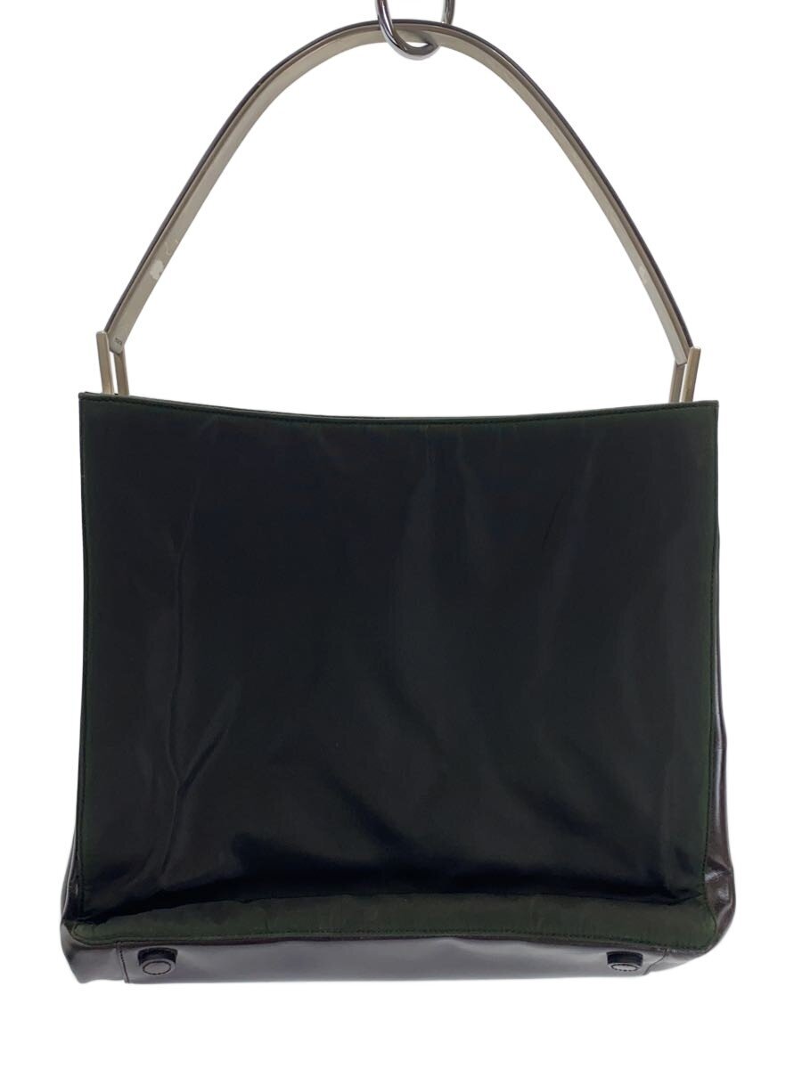 【中古】PRADA◆御徒面子/ナイロン/KHK/無地/B8433【御徒面子】
