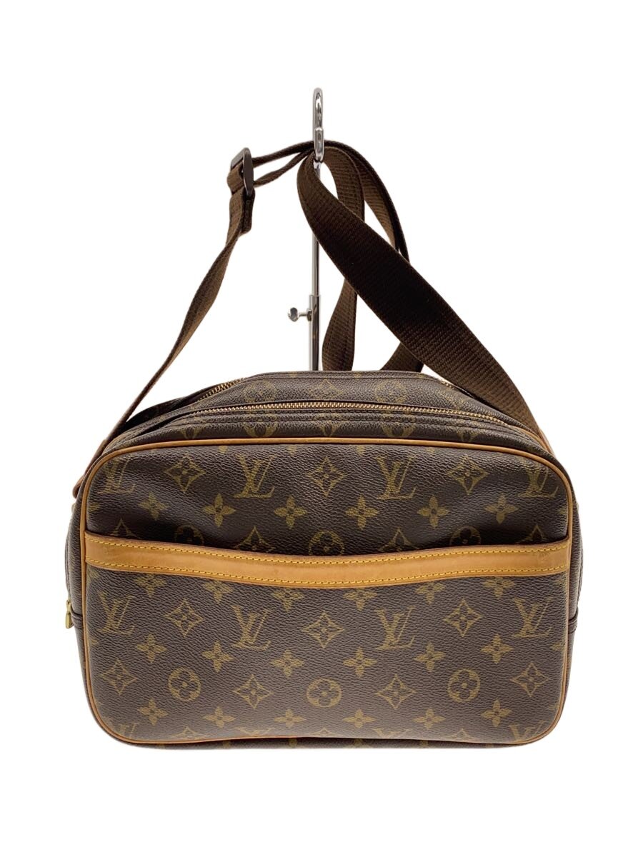 【中古】LOUIS VUITTON◆特派員PM_モノグラム・帆布/PVC/BRW//【御徒面子】