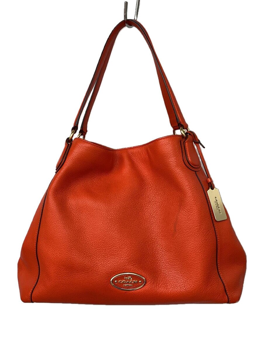 【中古】COACH◆トートバッグ/なめし革/ORN【御徒面子】