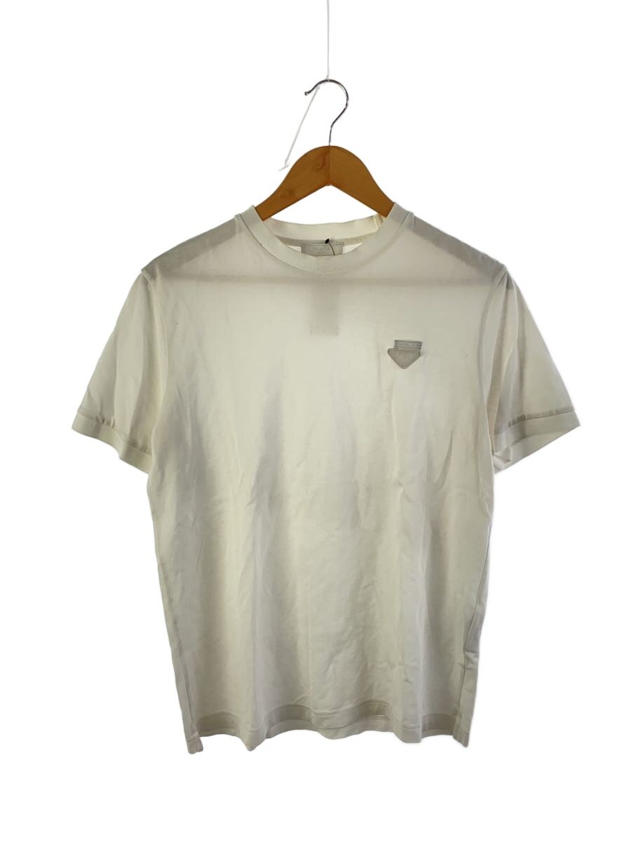 【中古】PRADA◆プルオーバー/M/綿織物/WHT/UJN452 S181 XGS【メンズウェア】