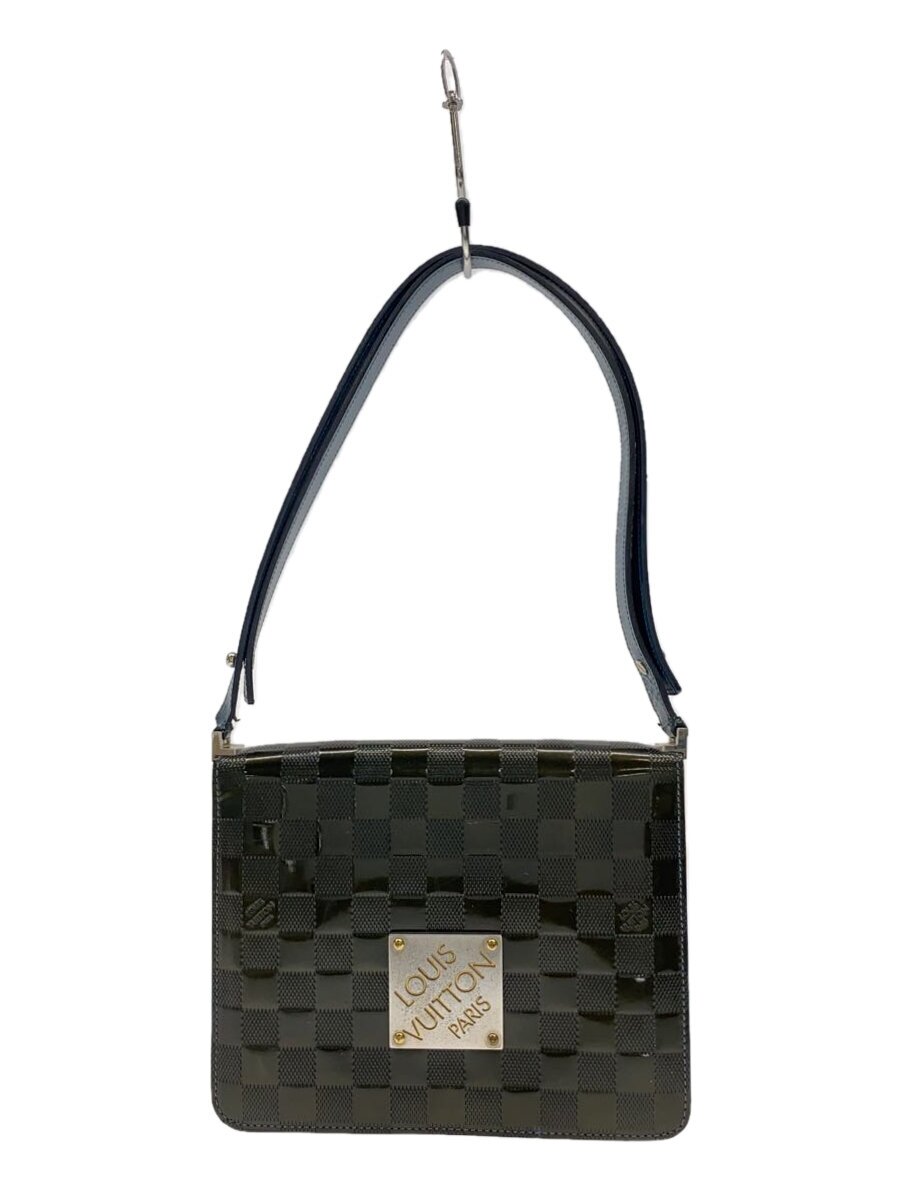 【中古】LOUIS VUITTON◆ナイトクラブ_ダミエ・ヴェルニ_BLU/エナメル/BLU【御徒面子】