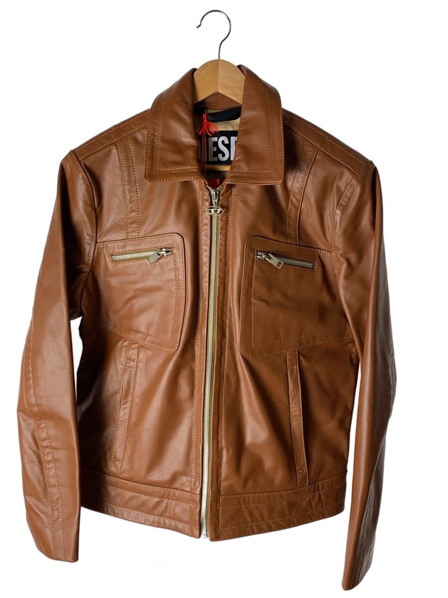 【中古】DIESEL◆レザージャケット・ブルゾン/S/レザー/BRW/0DFAV【メンズウェア】｜2ｎｄ STREET 店