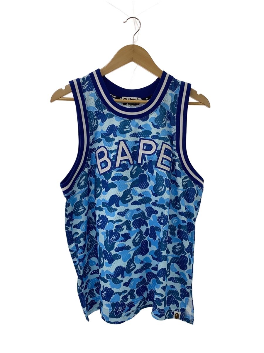 【中古】A BATHING APE◆貯蔵タンクいの一番/S/ポリエステル/BLU/家鴨フラ/001VTJ801001M【メンズウェア】