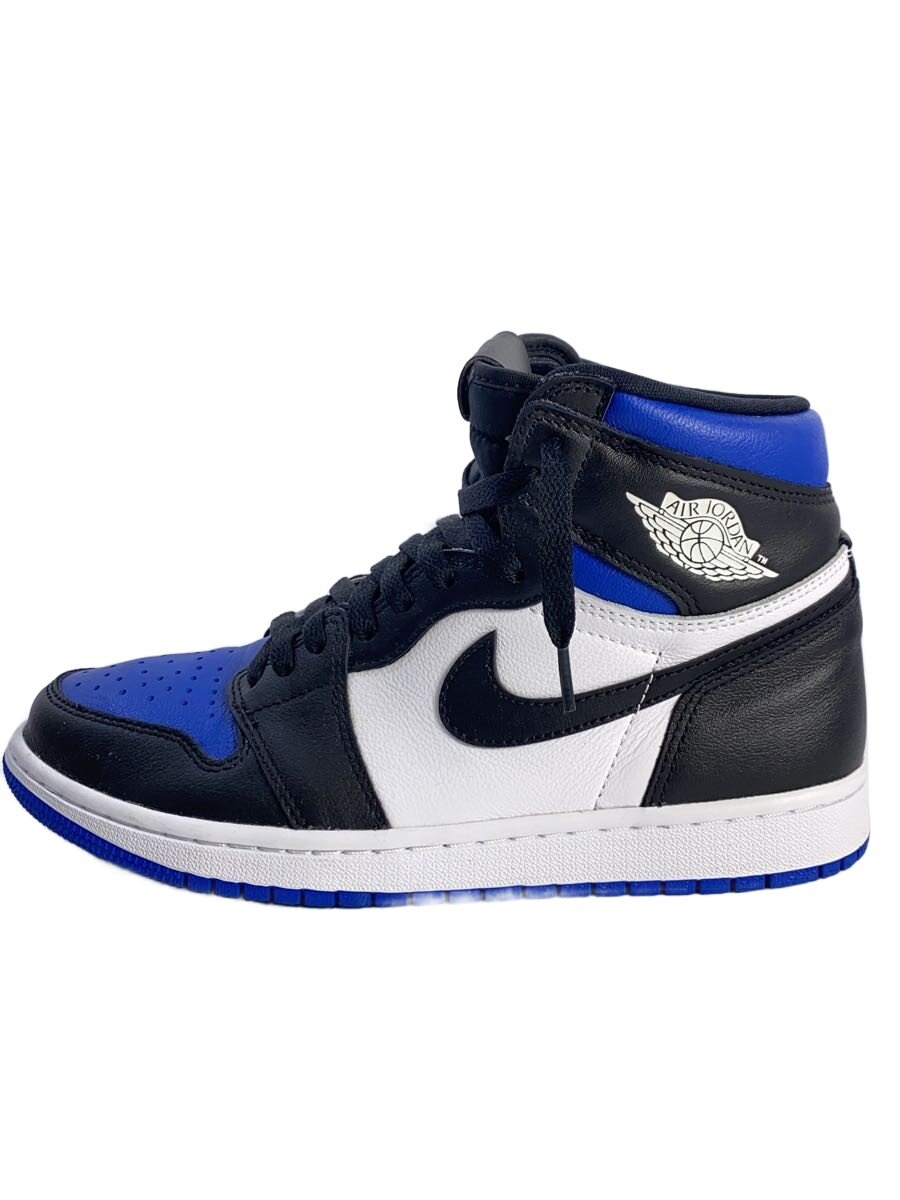 【中古】NIKE◆ハイカットスニーカー/26糎/BLU/なめし革/555088-041【シューズ】