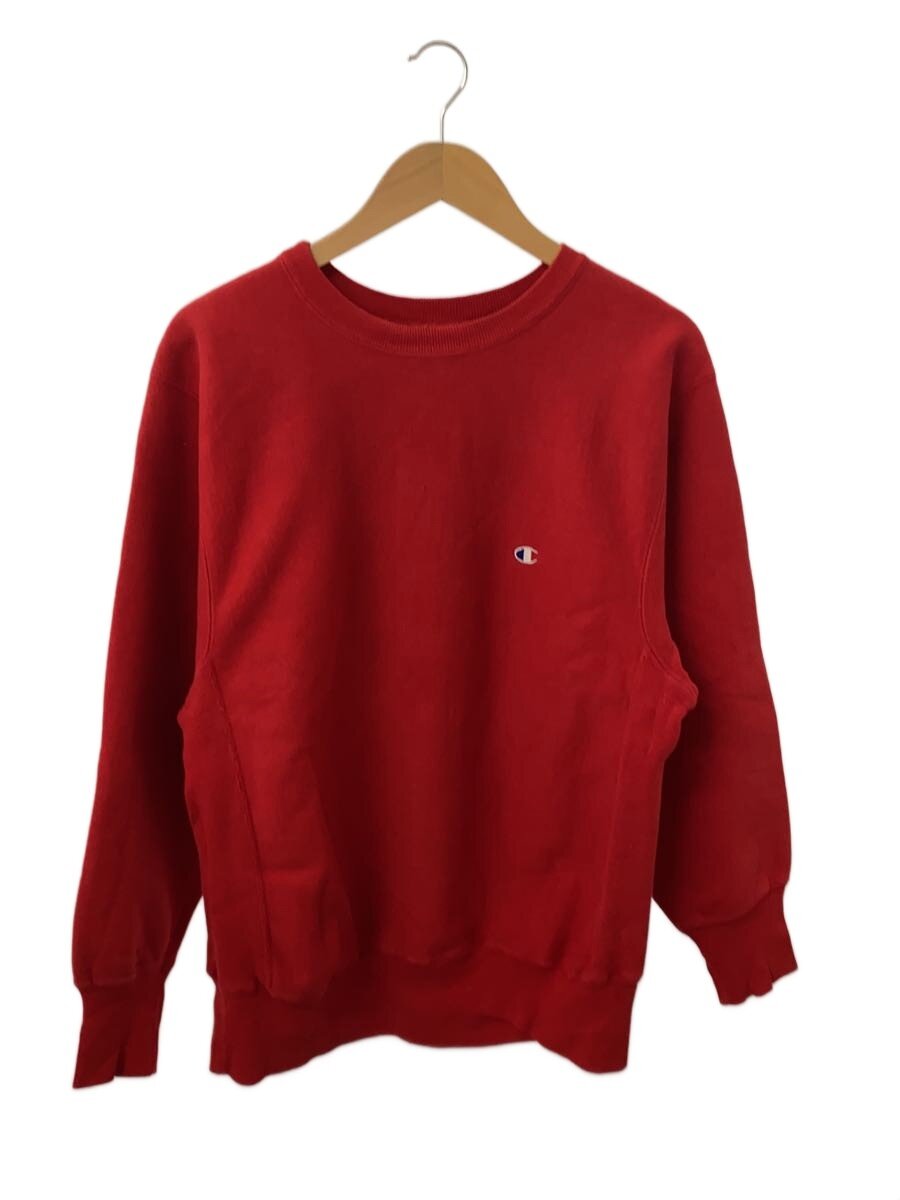 【中古】Champion◆流汗/L/綿織物/RED/無地//【メンズウェア】