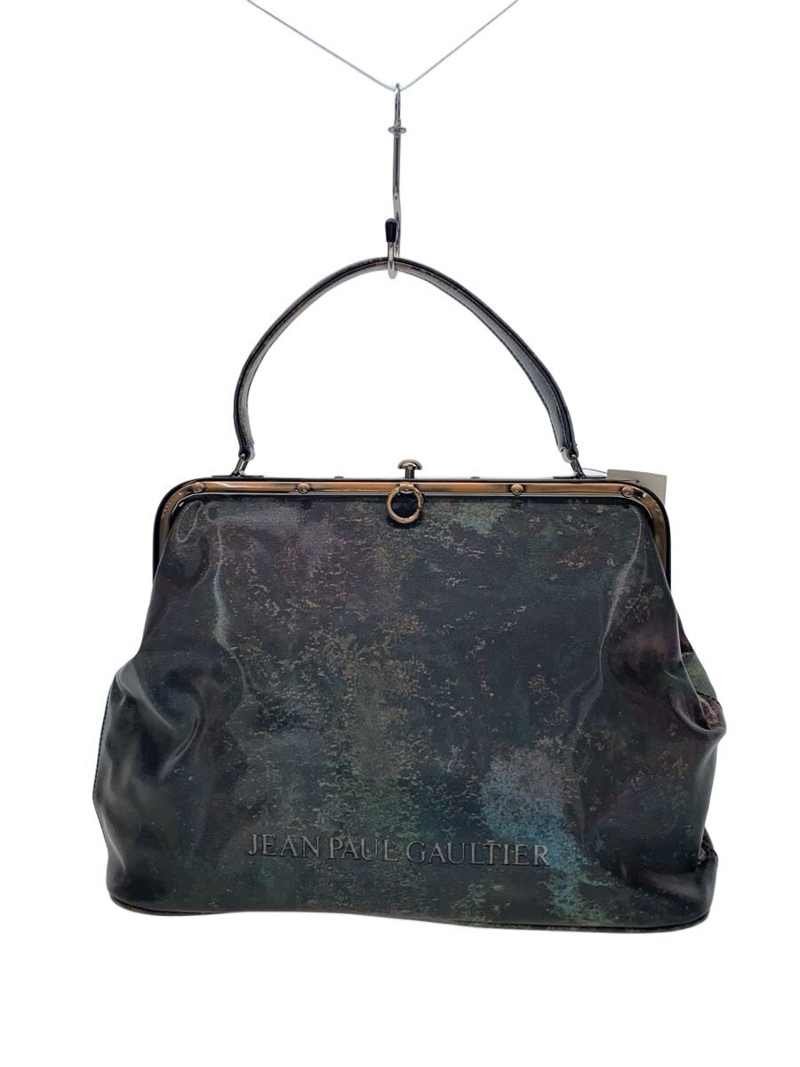 【中古】Jean Paul Gaultier◆ハンドバック/--/GRN/総柄【御徒面子】