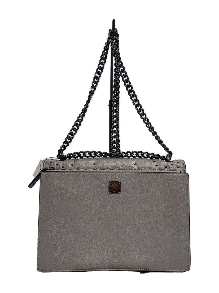 【中古】MCM◆ショルダーバッグ/レザー/SLV【バッグ】｜2ｎｄ STREET 店