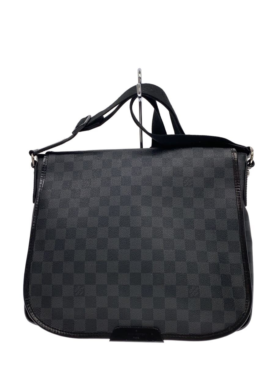 【中古】LOUIS VUITTON◆ダニエルMM_ダミエ・グラフィット/PVC/BLK/ブラック【バッグ】|2nd STREET 店