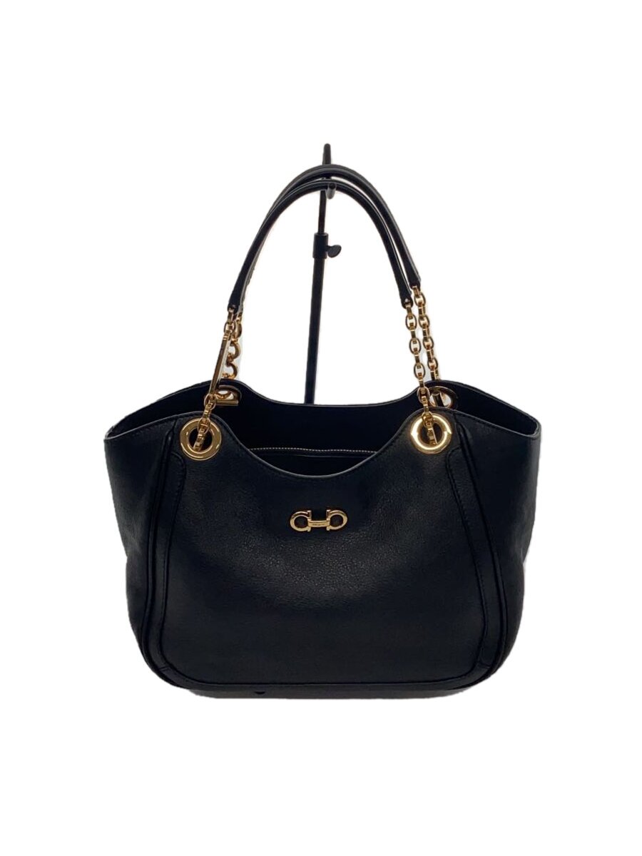 【中古】Salvatore Ferragamo◆ハンドバッグ/レザー/BLK【バッグ】｜2ｎｄ STREET 店