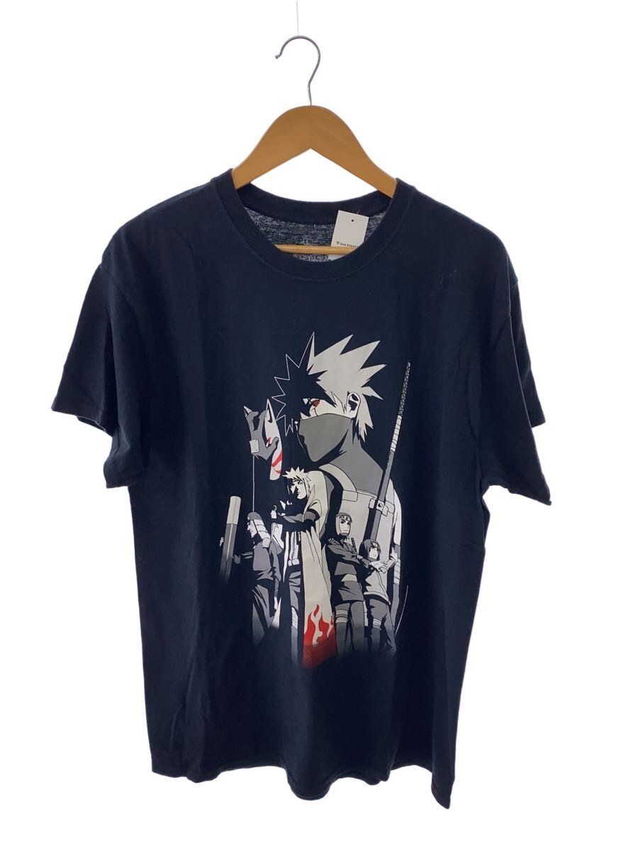【中古】NARUTO/カットソー/L/綿織物/BLK/刷り上げる/ナルト【メンズウェア】