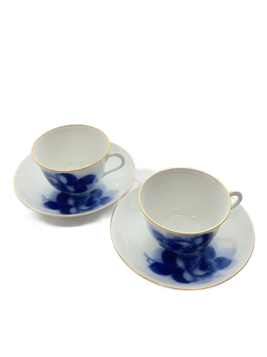 【中古】大倉陶園◆カップ&ソーサー/2点セット/ブルーローズ/8211/本体のみ【キッチン用品】 8,745円