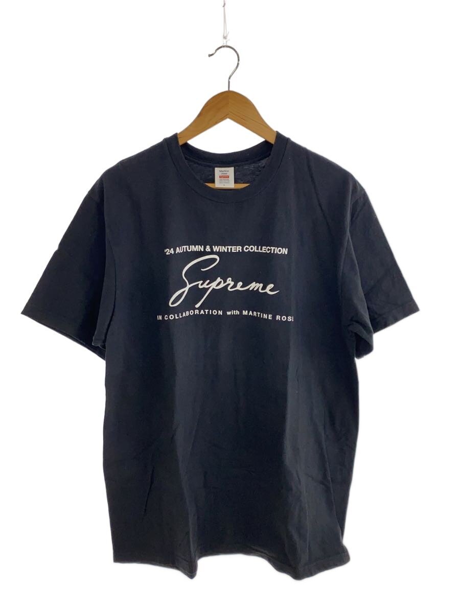 【中古】Supreme◆2024AW Martine Rose Tee/L/綿織物/BLK【メンズウェア】