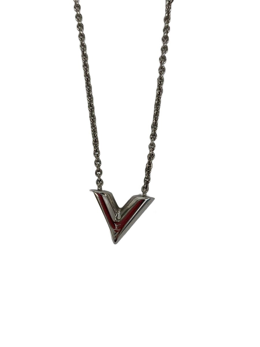 【中古】LOUIS VUITTON◆ネックレス・エセンシャルV_SLV/メッキ/SLV/トップ有/レディース//【服飾雑貨他】｜2ｎｄ STREET 店