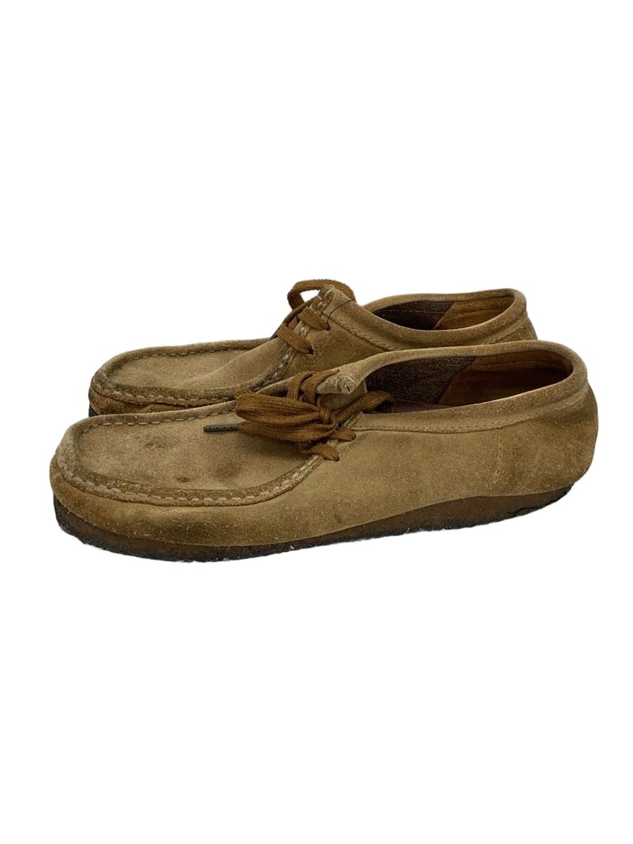 【中古】Clarks◆シューズ/26.5糎/BEG/スウェード/261555187080【シューズ】