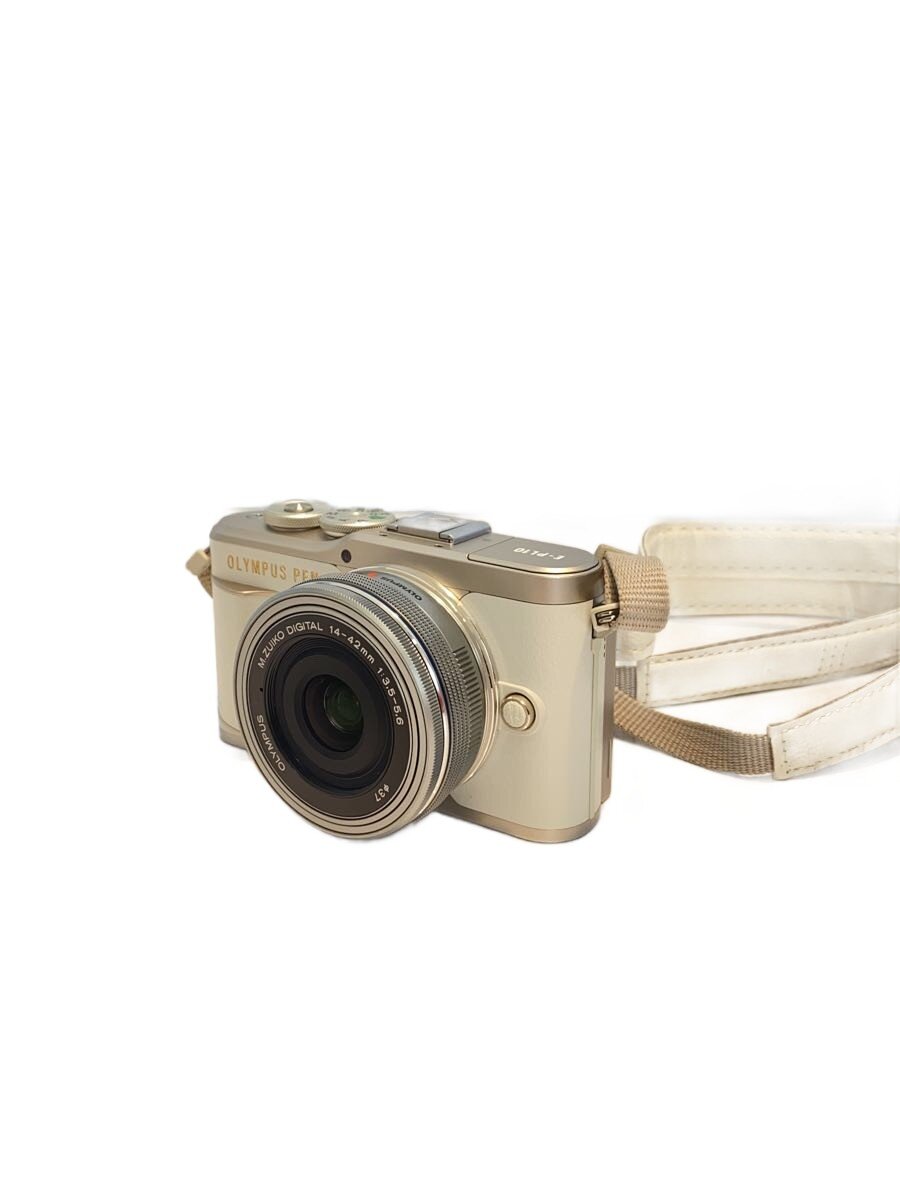 【中古】OM SYSTEM(OLYMPUS)◆デジタル一眼写真機 OLYMPUS PEN E-PL10 EZダブルズームキット [白いこと]【写真機】