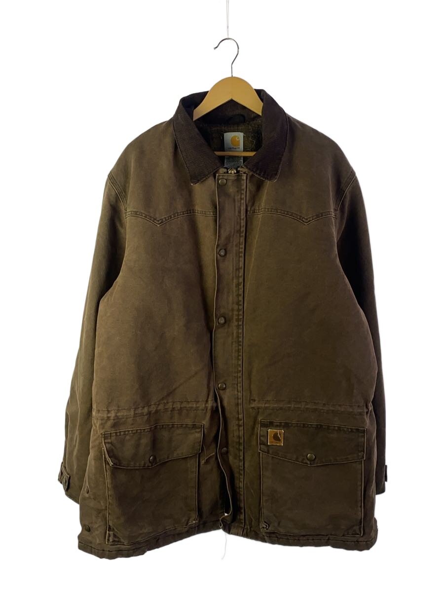 【中古】Carhartt◆ジャケット/--/コットン/BRW/無地【メンズウェア】|2nd STREET 店