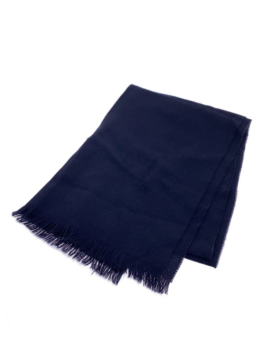 【中古】PRADA◆えり巻き/羊毛/NVY/メンズ【服飾雑貨他】